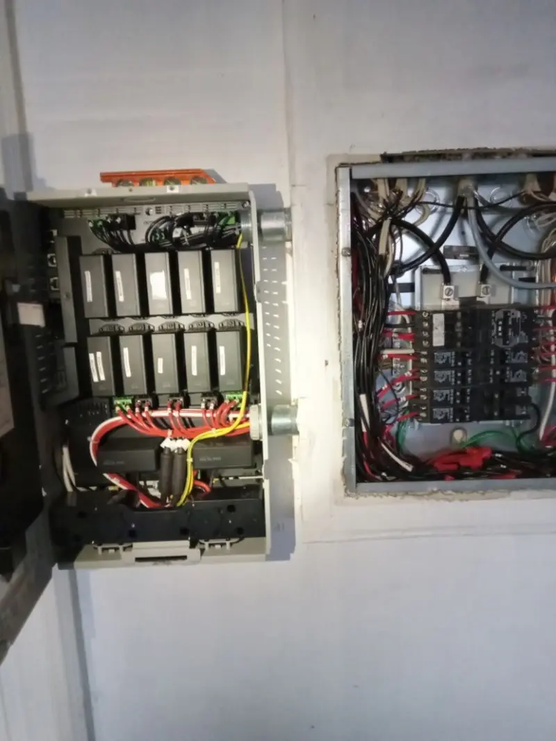 Electrical panel upgrade completed for Ring Doorbell Installation in North Hudson